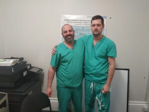 dr Adrian Choiński z Mr Nicolas Nicolaou